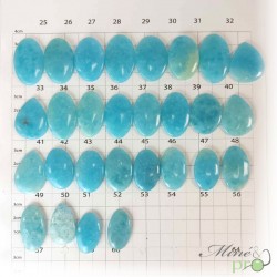 Hemimorphite - cabochons