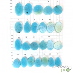 Hemimorphite - cabochons