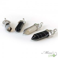 Onyx - pendentif pointe 3cm