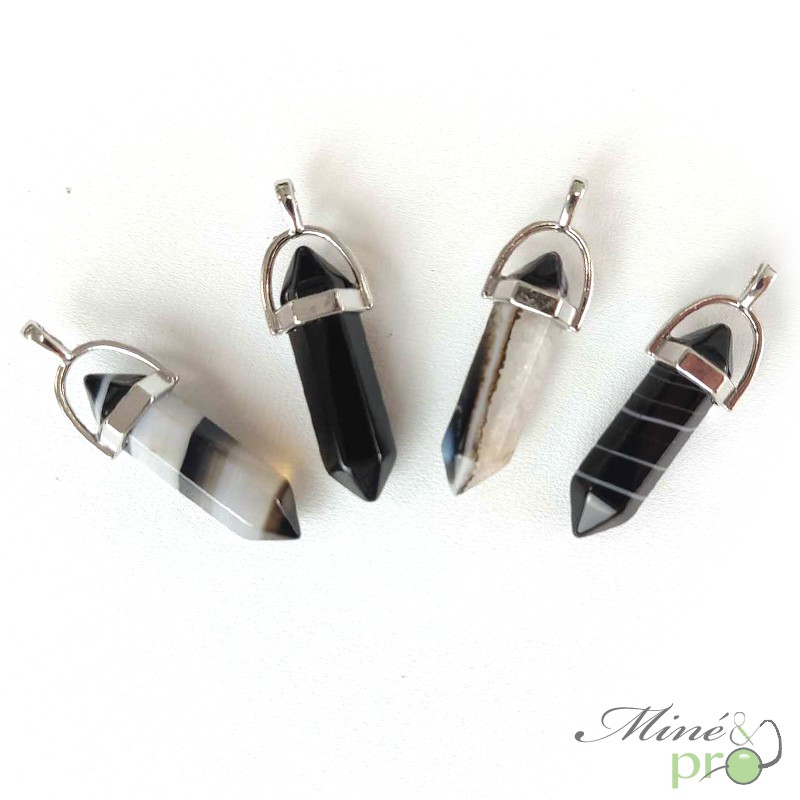 Onyx - pendentif pointe 3cm