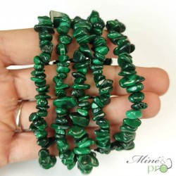 Bracelet chips en Malachite A