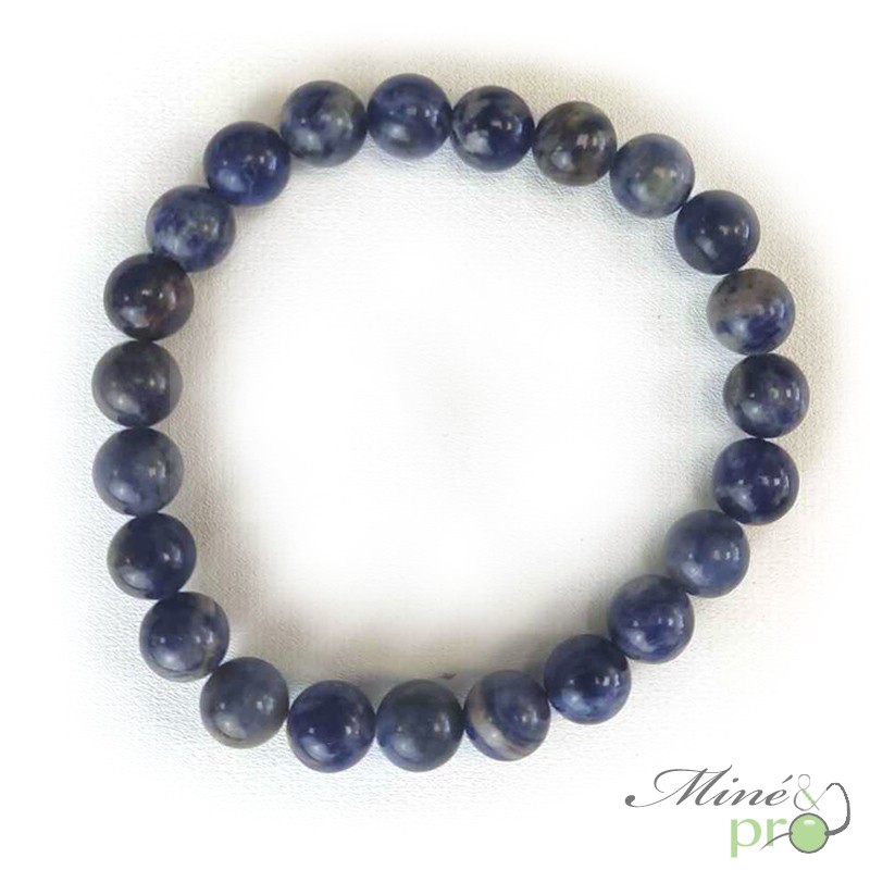 Bracelet Sodalite en perles 8mm