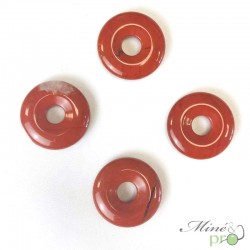 Jaspe rouge - donut 3cm