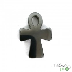 Pendentif croix egyptienne en Hématite 3cm