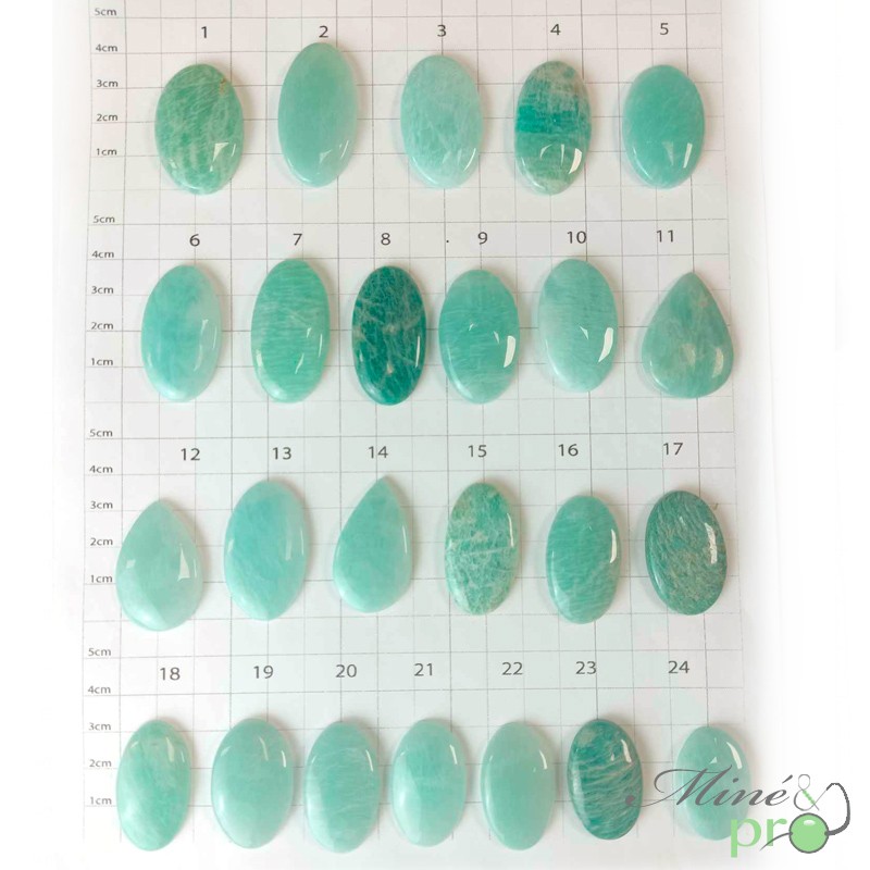 Amazonite - cabochons