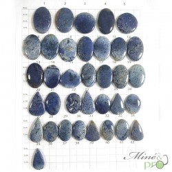 Dumortierite - cabochons