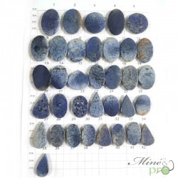 Dumortierite - cabochons