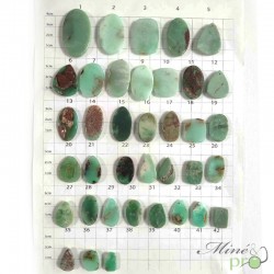 Chrysoprase - Cabochons percés