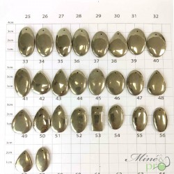 Pyrite - cabochons percés