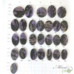 Charoïte A - cabochons