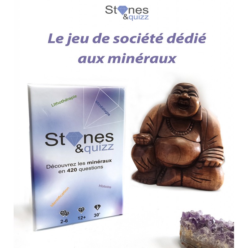 Jeu de société dédiés aux minéraux - Stones&quizz