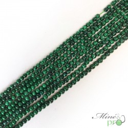 Malachite en perles rondes 4mm - fil complet