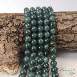 Jade du Guatemala A+ en perles rondes 8mm - fil complet