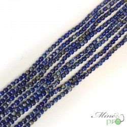 Lapis lazuli A en perles rondes 4mm - fil complet