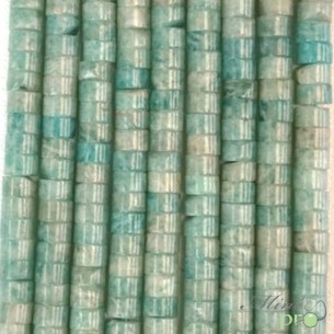 Amazonite A en rondelles heishi 4mm - fil complet