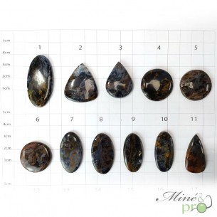 Pietersite - cabochons - grossiste en cabochons en pierres naturelles